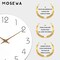 Wall Clock 10 Inch Silent Non Ticking Wood Wall Clocks Battery Operated - Wooden White Modern Office Simple Minimalist Clock Decorative for Kitchen,Home,Bathroom,Living Room(10" White)